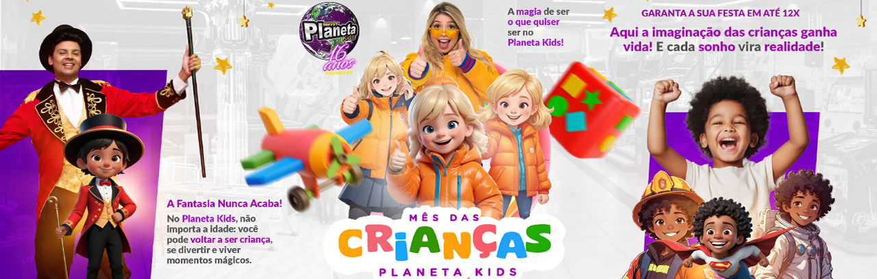 Mês das Crianças Planeta Kids