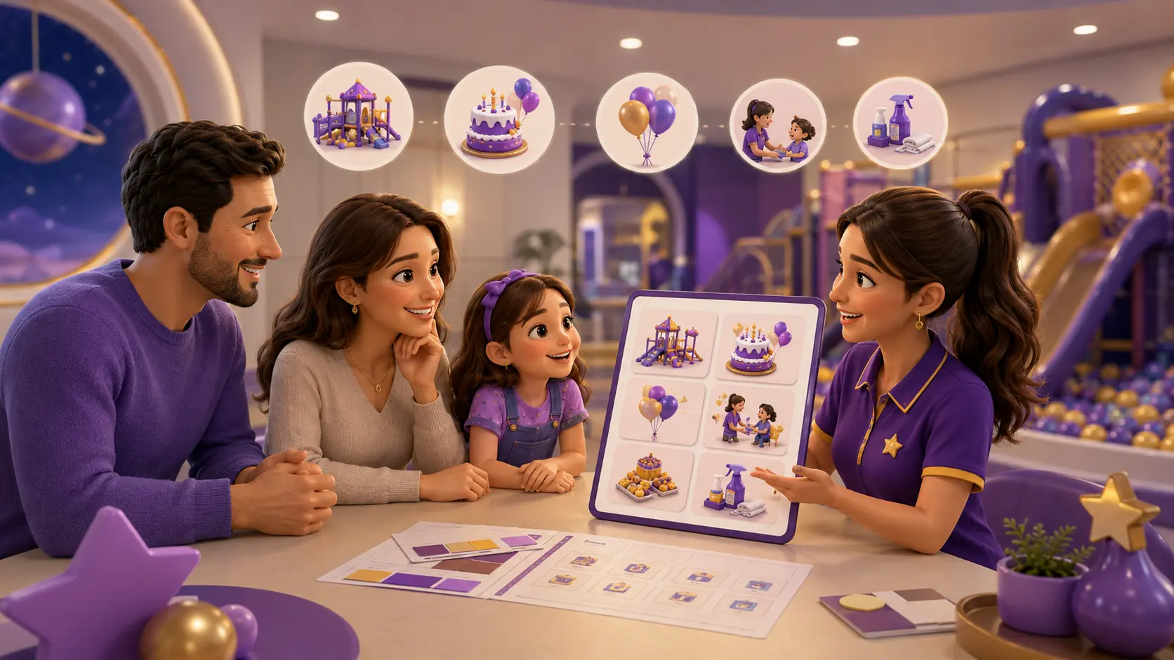 O que está incluso em um buffet infantil